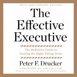 the effective executive audiobook cover image