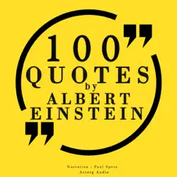 100 quotes by albert einstein audiobook cover image