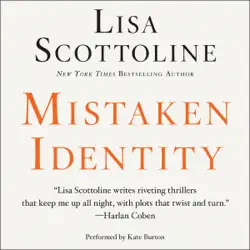 mistaken identity audiobook cover image