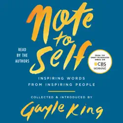 note to self (unabridged) audiobook cover image