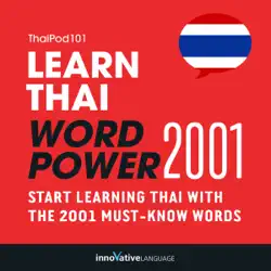 learn thai - word power 2001 (unabridged) audiobook cover image