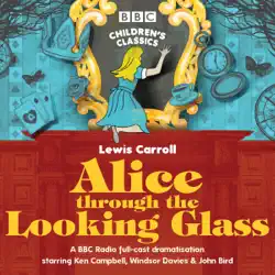 alice through the looking glass audiobook cover image