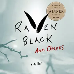 raven black audiobook cover image