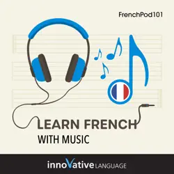 learn french with music audiobook cover image