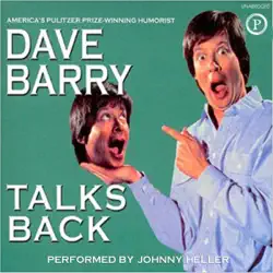 dave barry talks back audiobook cover image