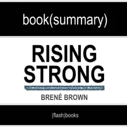 book summary of rising strong by brené brown audiobook cover image
