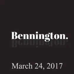 bennington, march 24, 2017 audiobook cover image