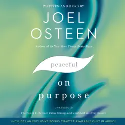 peaceful on purpose audiobook cover image
