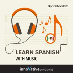 learn spanish with music audiobook cover image