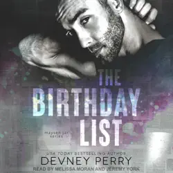 the birthday list audiobook cover image