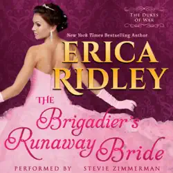 the brigadier's runaway bride: dukes of war, book 5 (unabridged) audiobook cover image