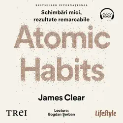 atomic habits (romanian) audiobook cover image
