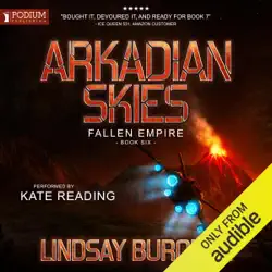 arkadian skies: fallen empire, book 6 (unabridged) audiobook cover image