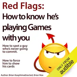 red flags: how to know he's playing games with you (unabridged) audiobook cover image