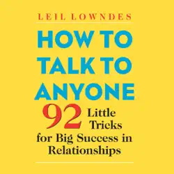 how to talk to anyone: 92 little tricks for big success in relationships (unabridged) audiobook cover image