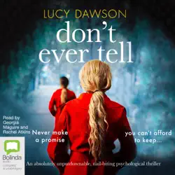 don't ever tell (unabridged) audiobook cover image