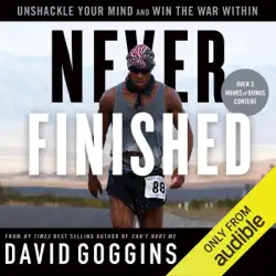 never finished: unshackle your mind and win the war within (unabridged) audiobook cover image
