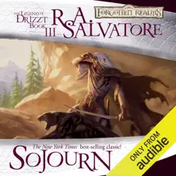 sojourn: legend of drizzt: dark elf trilogy, book 3 (unabridged) audiobook cover image