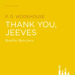 thank you, jeeves audiobook cover image