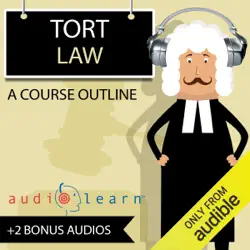 tort law audiolearn - a course outline (unabridged) audiobook cover image