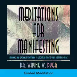 meditations for manifesting audiobook cover image