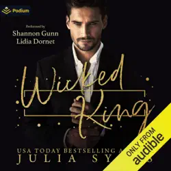wicked king: captive series, book 4 (unabridged) audiobook cover image