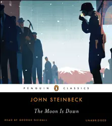 the moon is down (unabridged) audiobook cover image