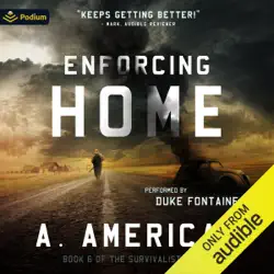 enforcing home: the survivalist series, book 6 (unabridged) audiobook cover image