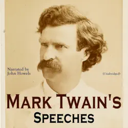 mark twain's speeches audiobook cover image