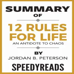 summary of 12 rules for life: an antidote to chaos audiobook cover image
