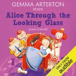 gemma arterton reads alice through the looking-glass (famous fiction) audiobook cover image