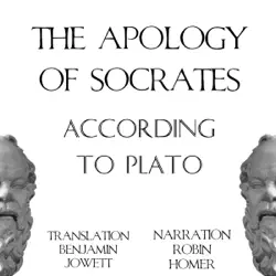 the apology of socrates according to plato audiobook cover image