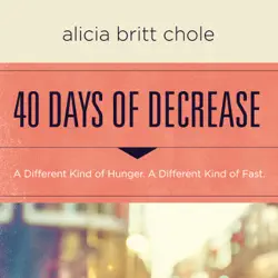 40 days of decrease audiobook cover image