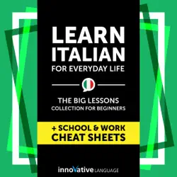 learn italian for everyday life: the big lessons collection for beginners audiobook (original recording) audiobook cover image