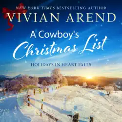 a cowboy's christmas list: holidays in heart falls, book 4 (unabridged) audiobook cover image