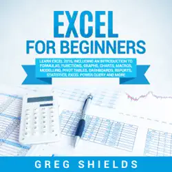 excel for beginners: learn excel 2016, including an introduction to formulas, functions, graphs, charts, macros, modelling, pivot tables, dashboards, reports, statistics, excel power query, and more audiobook cover image