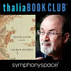 thalia book club: salman rushdie's joseph anton: a memoir audiobook cover image