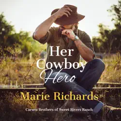 her cowboy hero - a sweet clean marriage of convenience western romance audiobook cover image