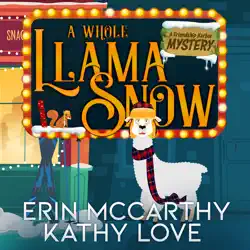 a whole llama snow audiobook cover image