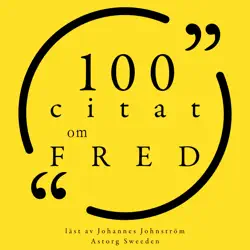 100 citat om fred audiobook cover image