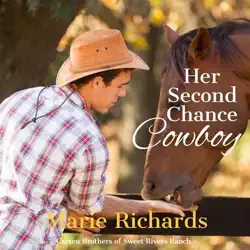 her second chance cowboy - a sweet clean marriage of convenience western romance audiobook cover image