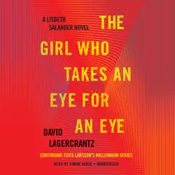 the girl who takes an eye for an eye: a lisbeth salander novel, continuing stieg larsson's millennium series (unabridged) audiobook cover image