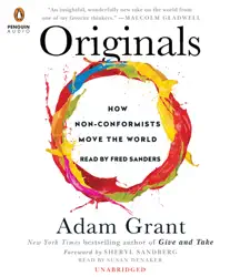 originals: how non-conformists move the world (unabridged) audiobook cover image