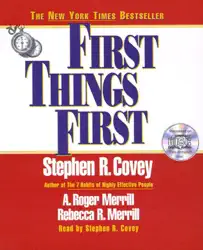 first things first (abridged) audiobook cover image