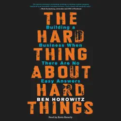the hard thing about hard things audiobook cover image