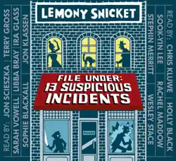 file under: 13 suspicious incidents audiobook cover image