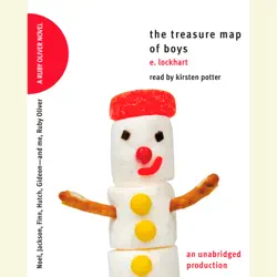 the treasure map of boys: noel, jackson, finn, hutch, gideon--and me, ruby oliver (unabridged) audiobook cover image