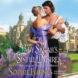 lady sarah's sinful desires audiobook cover image