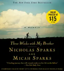three weeks with my brother audiobook cover image