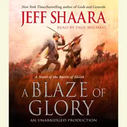 a blaze of glory: a novel of the battle of shiloh (unabridged) audiobook cover image